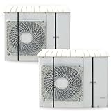 迅速発送】イセトウ(Isetou) エアコン室外機 エアコン室外機カバー 2台